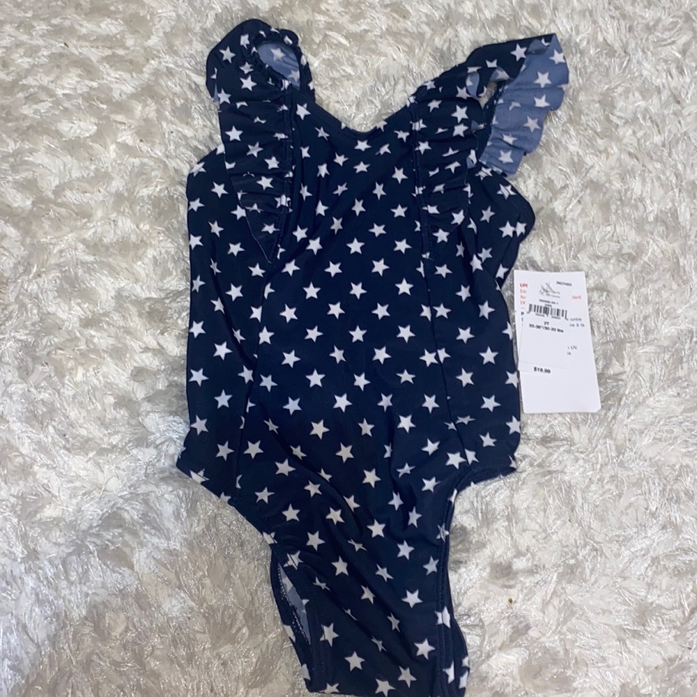 Star Print Bathing Suit